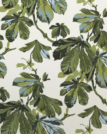 Chesnut Leaves Multi Wallpaper - Spring