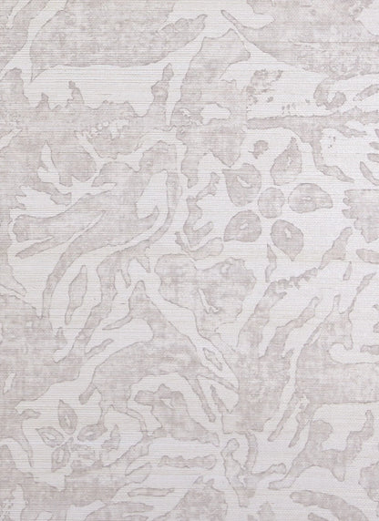 Antelope & Flower Wallpaper - Taupe