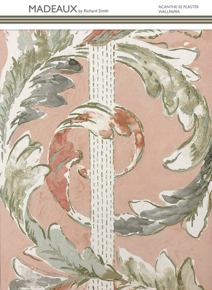 Acanthe Wallpaper - Plaster