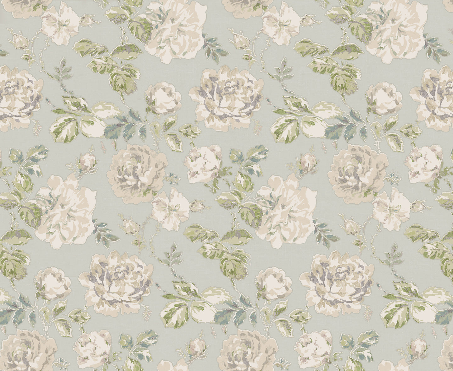 Mottisfont Wallpaper - Duck Egg