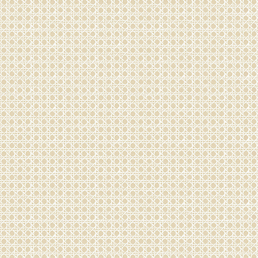 Rattan Grasscloth Wallpaper - Biscuit