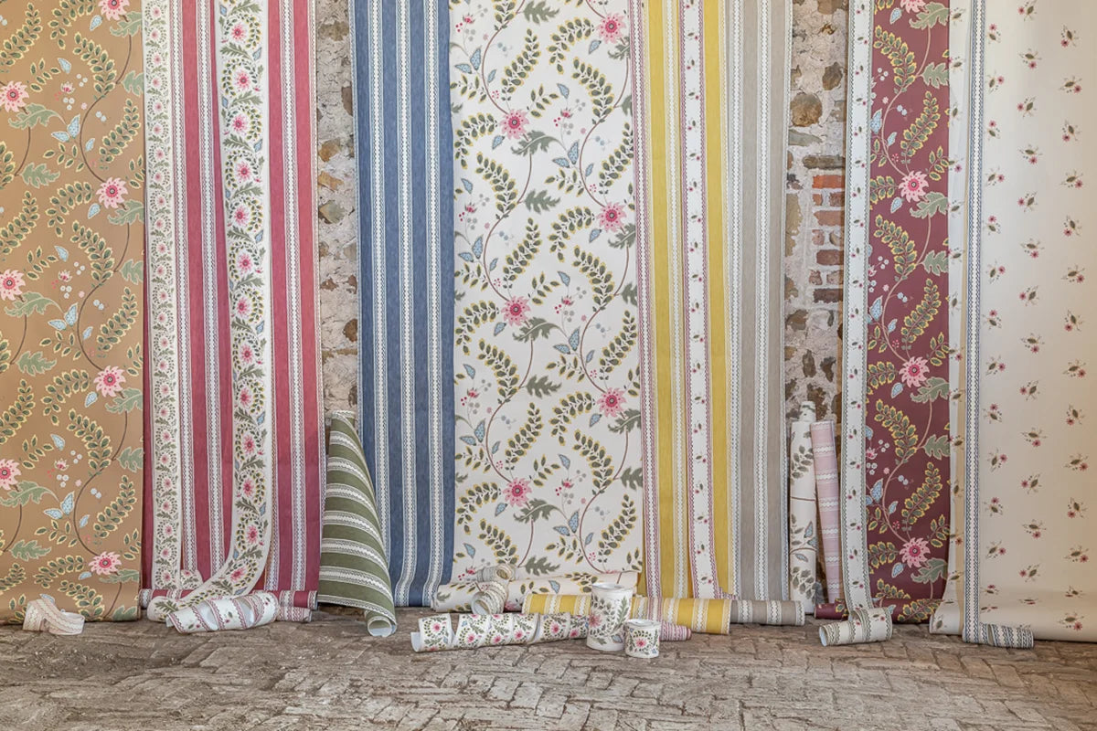 Zig Zag Stripe Border - Biscuit