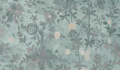 Wildflower Meadow Wallpaper - Astral Blue