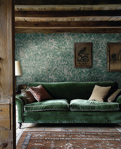 Wildwood Wallpaper - Forest Green