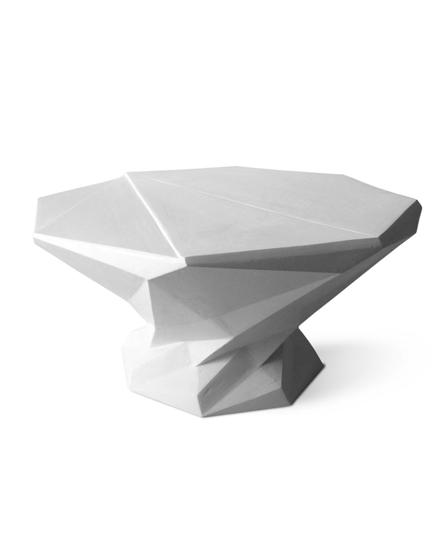 Worsley Cocktail Table - White Plaster