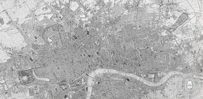 London Map, Victorian Wallpaper - 2