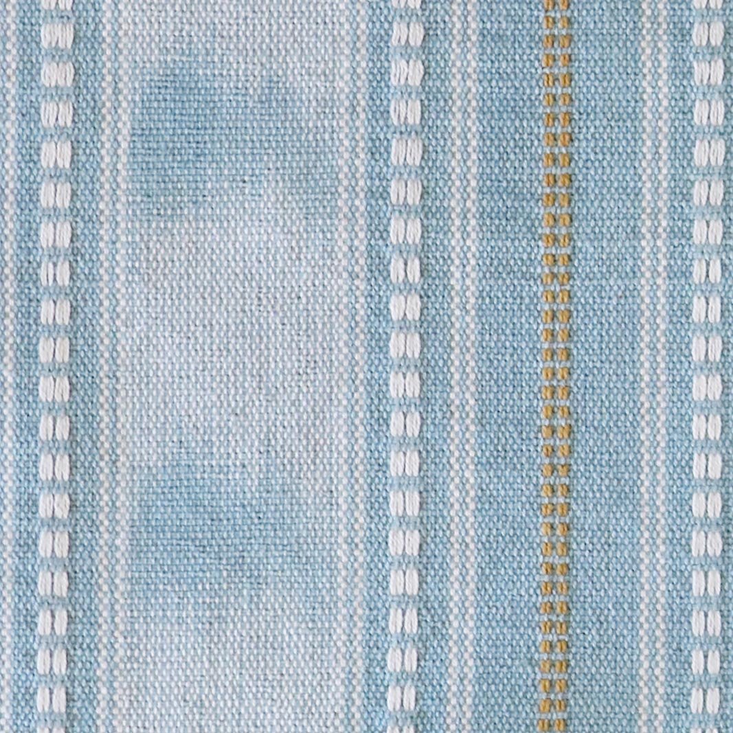 Zeno Ikat Stripe - Brighton Blue