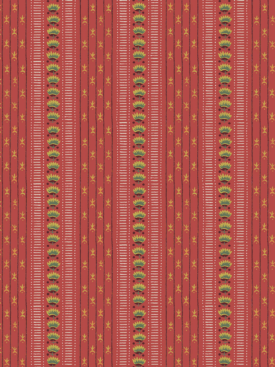 Zephirine Wallpaper - Egyptian Red