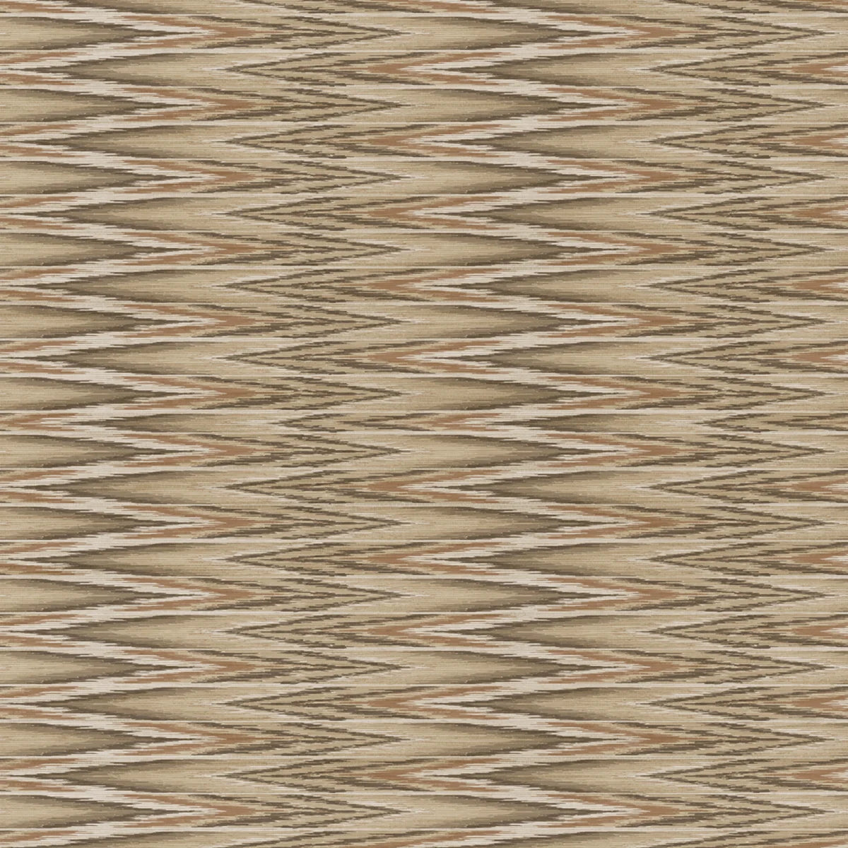 Ziggery Grasscloth Wallpaper - Umber