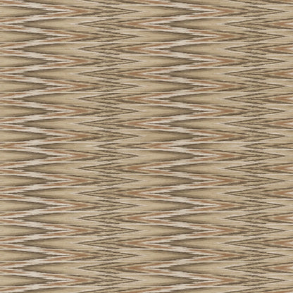 Ziggery Grasscloth Wallpaper - Umber