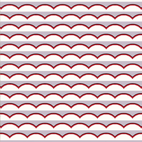 Scallops Wallpaper - Lilac