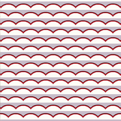 Scallops Wallpaper - Lilac