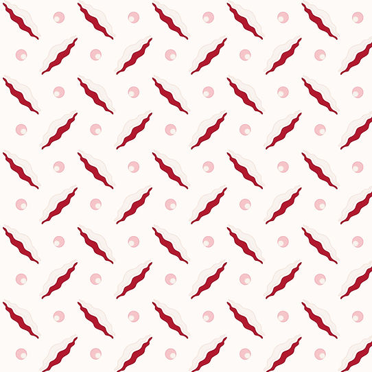 Chintamani Trellis Wallpaper - Red & Pink