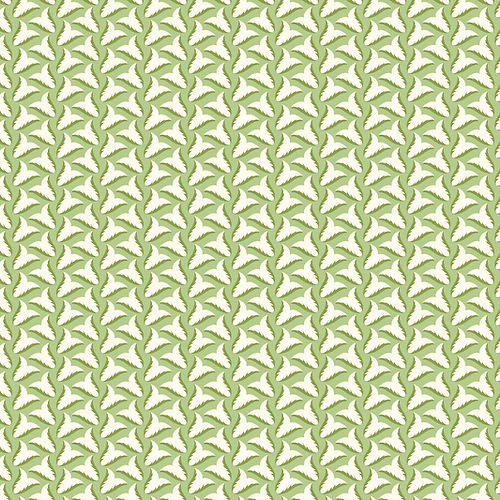 Tiny Tulips Wallpaper - Green