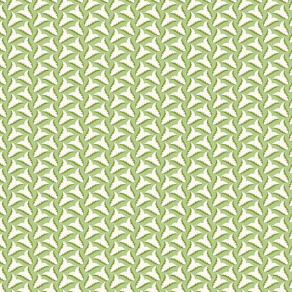 Tiny Tulips Wallpaper - Green