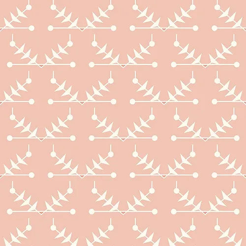 Atomic Trellis Wallpaper - Pink