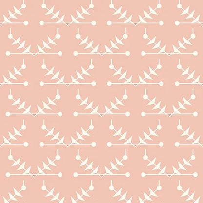 Atomic Trellis Wallpaper - Pink