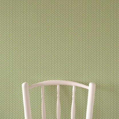 Tiny Tulips Wallpaper - Green