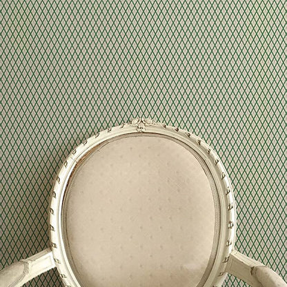 Little Lattice Wallpaper - Green