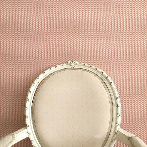 Tiny Tulips Wallpaper - Peach