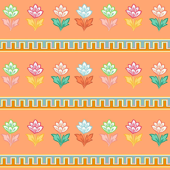 Elysium Wallpaper - Orange