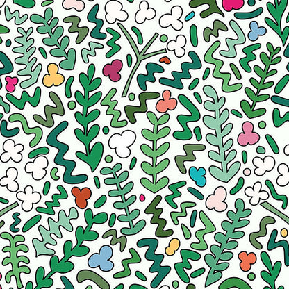 Fields Of Joy Wallpaper - White