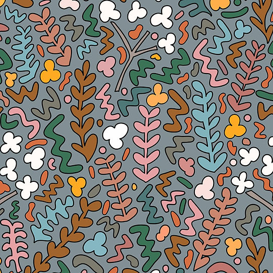 Fields Of Joy Wallpaper - Grey