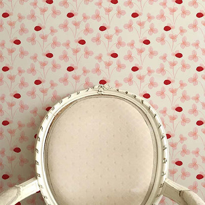 Chintz Constance Wallpaper - Pink