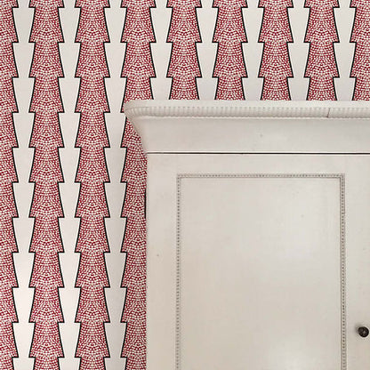 Spot And Arrow Wallpaper - Red