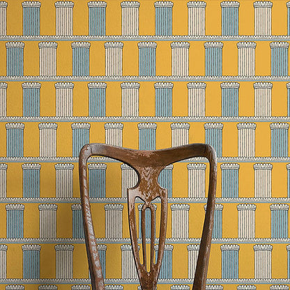 Pillars Wallpaper - Yellow