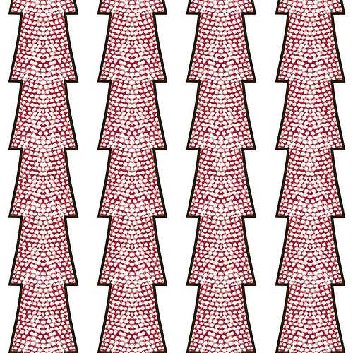 Spot And Arrow Wallpaper - Red