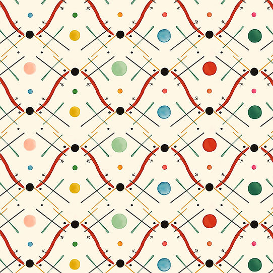 Improvisation No. 1 Wallpaper - Red