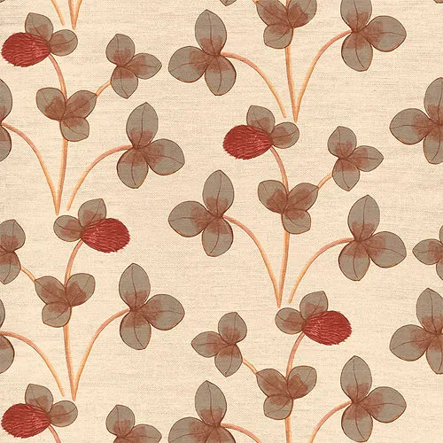Chintz Constance - Ochre Red