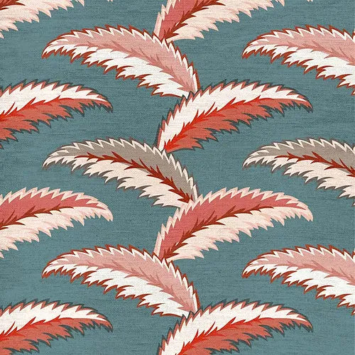 Persian Palm - Soft Teal