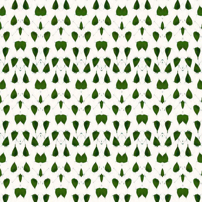 Porcelain Wings Wallpaper - Green
