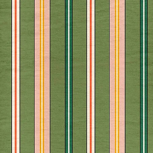 Sporty Stripes - Green Indoor-Outdoor