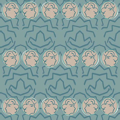 Having A Chat Wallpaper - Blue