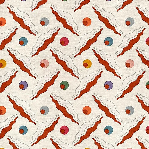Chintamani Trellis - Rusty Orange