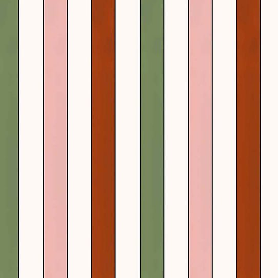 French Stripes Wallpaper