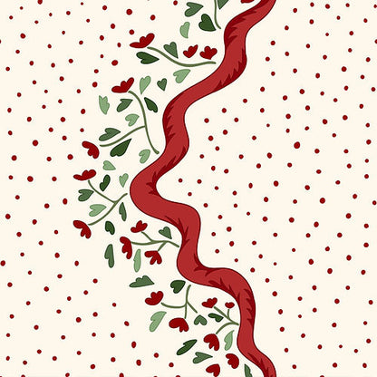 Chintz Caroline Wallpaper - Red