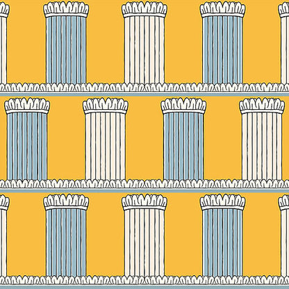 Pillars Wallpaper - Yellow