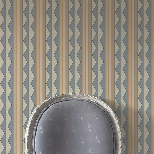 Bloomsbury Stripes Wallpaper - Lavender Grey