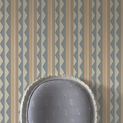 Bloomsbury Stripes Wallpaper - Lavender Grey