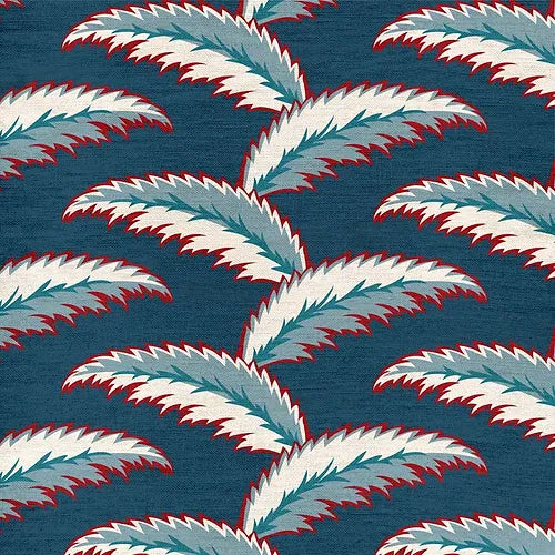 Persian Palm - Blue & Red