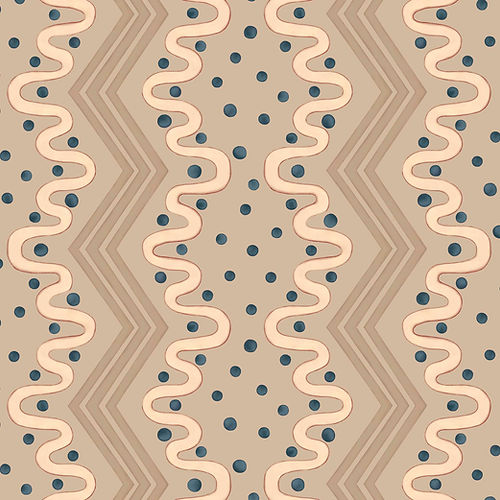 Madame Ziggle Wallpaper - Oat