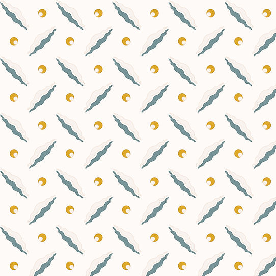 Chintamani Trellis Wallpaper - Mustard & Blue