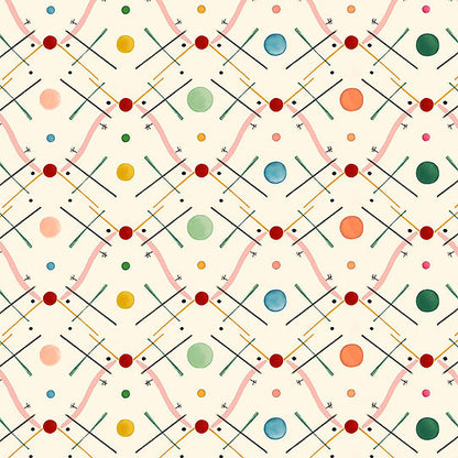 Improvisation No. 1 Wallpaper - Pink