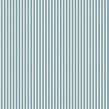 Tuscan Stripes Wallpaper - Light Blue