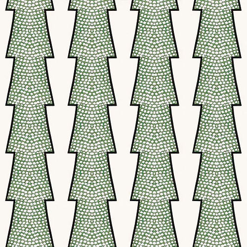Spot And Arrow Wallpaper - Green