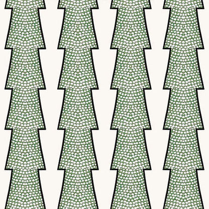 Spot And Arrow Wallpaper - Green